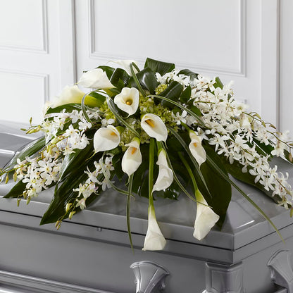 Angel Wings Casket Spray –  Bush Flower Shop, North Augusta SC