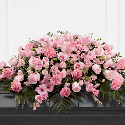 Garden of Comfort Casket Spray (Standard) –  Bush Flower Shop, North Augusta SC