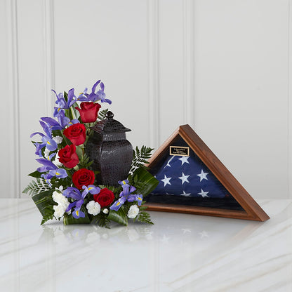 Patriotic Tribute Arrangement –  Bush Flower Shop, North Augusta SC