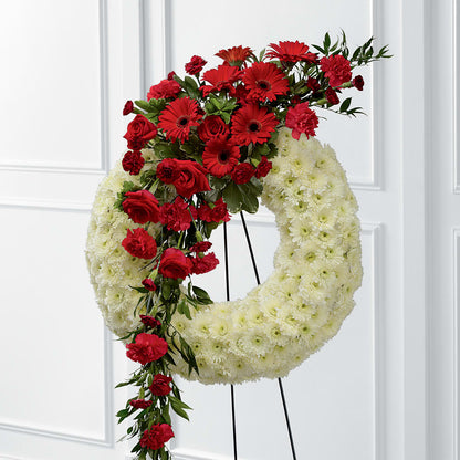 Graceful Tribute Wreath –  Bush Flower Shop, North Augusta SC