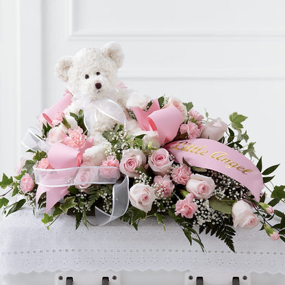 Touch of Sympathy Casket Spray –  Bush Flower Shop, North Augusta SC