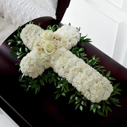 Peaceful Memories Casket Spray (Standard) –  Bush Flower Shop, North Augusta SC