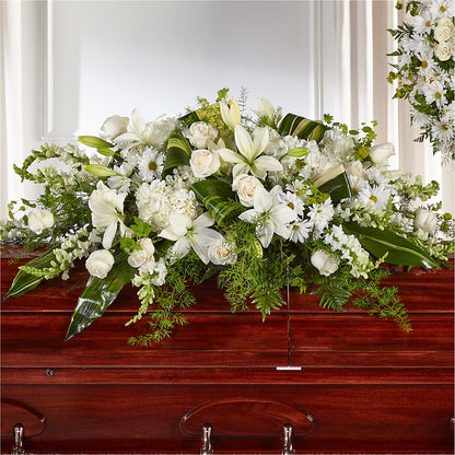 Abundance Casket Spray –  Bush Flower Shop, North Augusta SC
