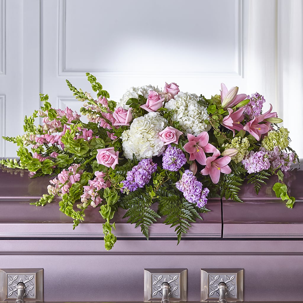 Life's Gratitude Casket Spray –  Bush Flower Shop, North Augusta SC