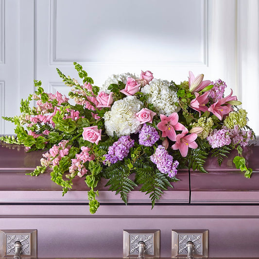 Life's Gratitude Casket Spray –  Bush Flower Shop, North Augusta SC