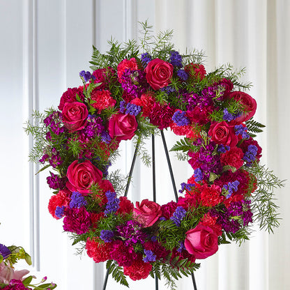 Calming Colors Wreath –  Bush Flower Shop, North Augusta SC
