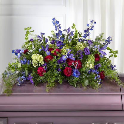 Always Treasured Casket Spray –  Bush Flower Shop, North Augusta SC