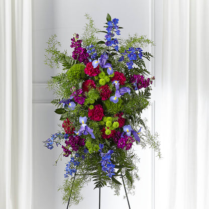 Heavenly Skies Standing Spray –  Bush Flower Shop, North Augusta SC