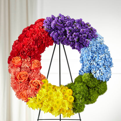 Circle of Love Wreath –  Bush Flower Shop, North Augusta SC