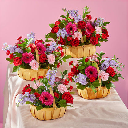 Pink Picnic Basket –  Bush Flower Shop, North Augusta SC