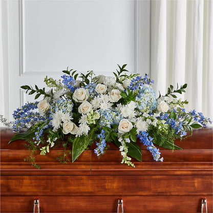 Timeless Essence Casket Spray –  Bush Flower Shop, North Augusta SC