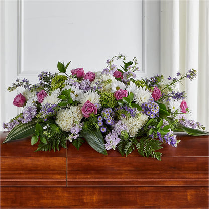 Meadows of Serenity Casket Spray –  Bush Flower Shop, North Augusta SC