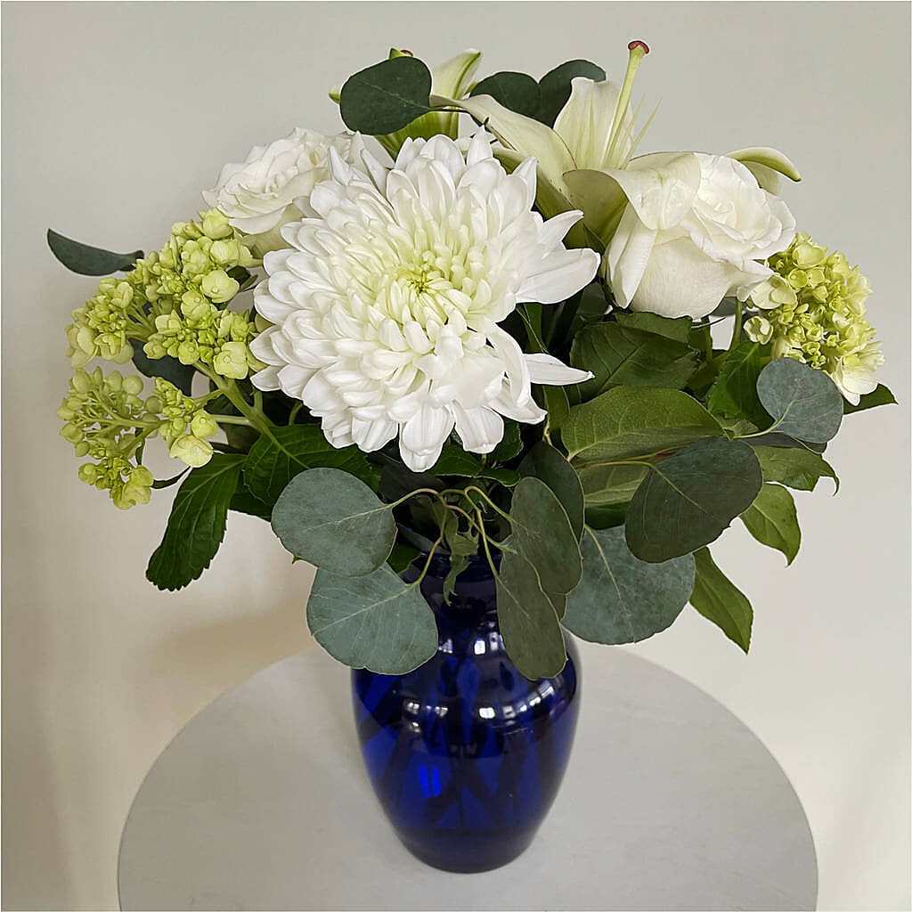 Snowy Dreams Bouquet –  Bush Flower Shop, North Augusta SC