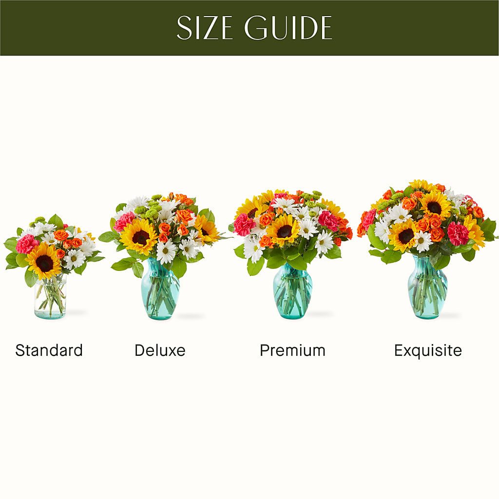 Sun-drenched Blooms Bouquet –  Bush Flower Shop, North Augusta SC