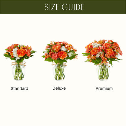 Apricot Glow Bouquet –  Bush Flower Shop, North Augusta SC