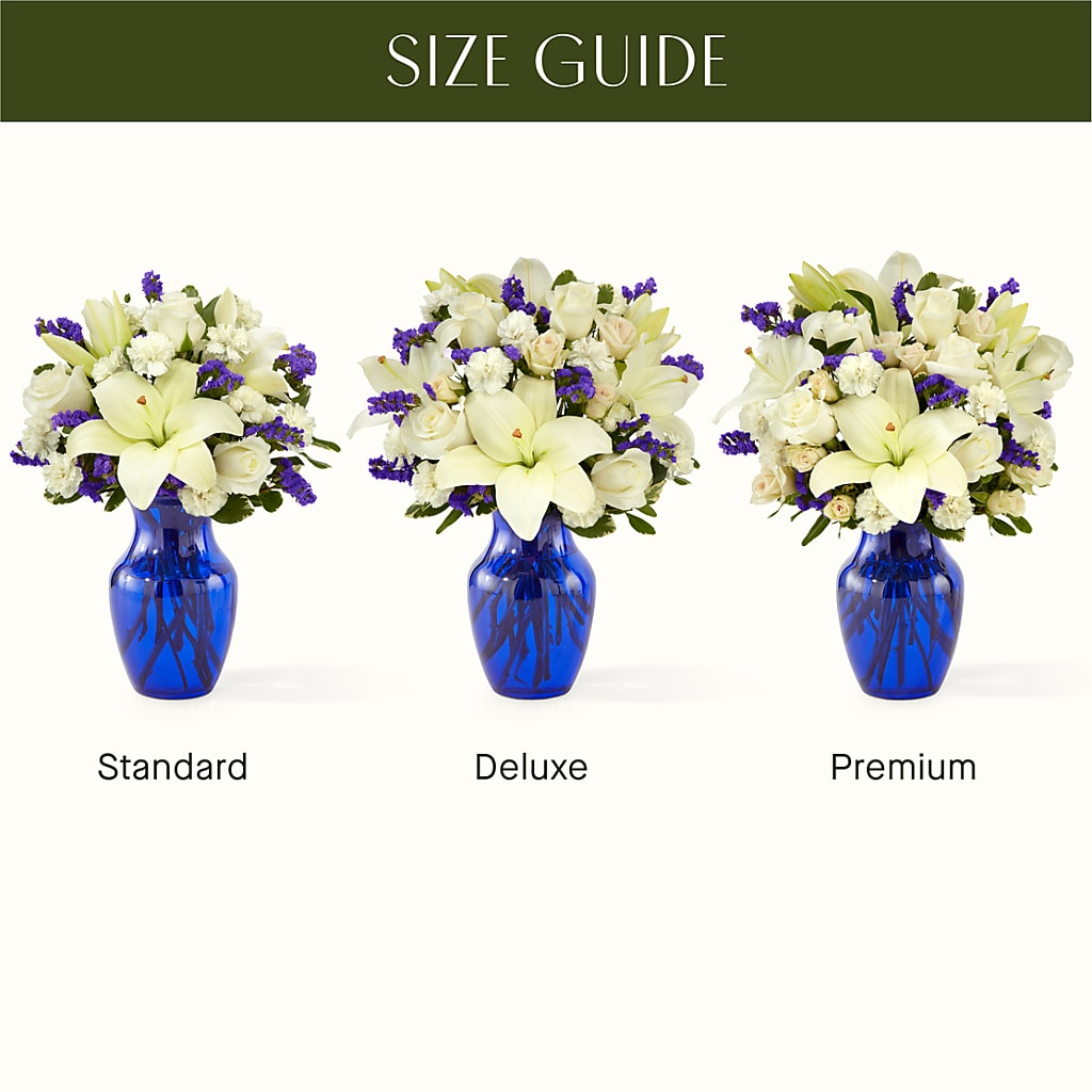 Sapphire Rush Bouquet –  Bush Flower Shop, North Augusta SC