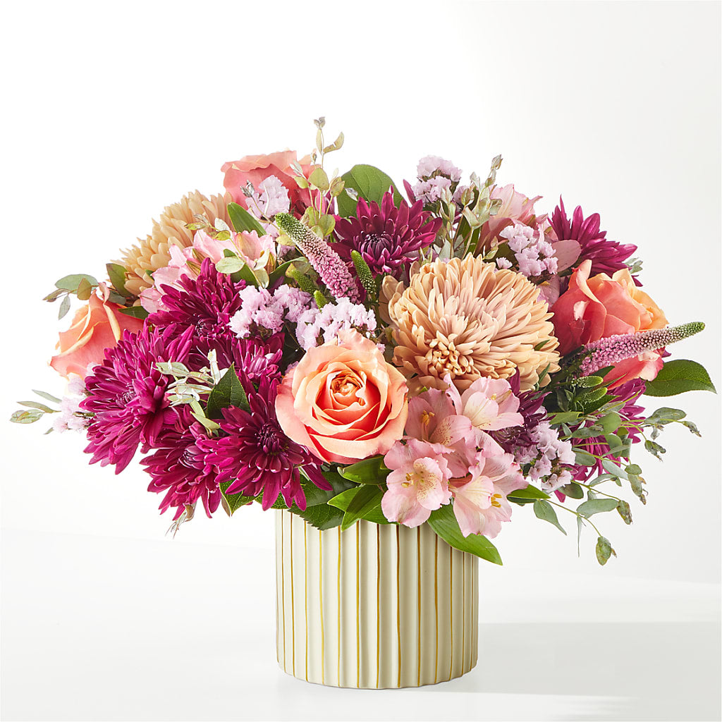 Berry Cobbler Bouquet with Ivory Vase –  Bush Flower Shop, North Augusta SC