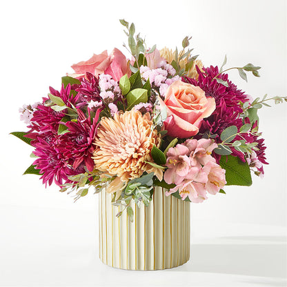 Berry Cobbler Bouquet with Ivory Vase –  Bush Flower Shop, North Augusta SC