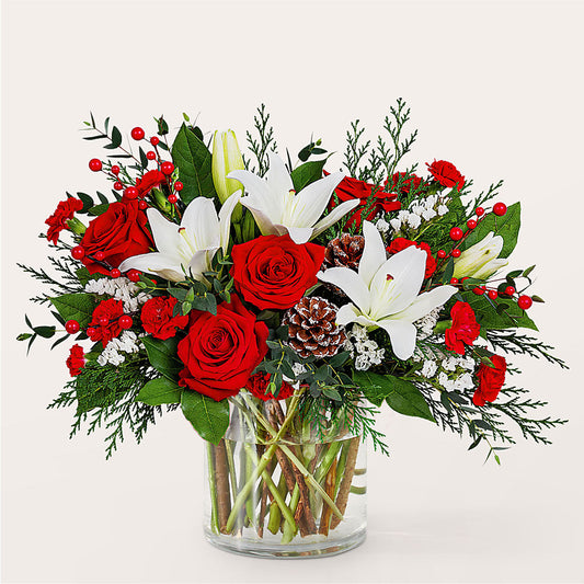 Best in Snow Bouquet –  Bush Flower Shop, North Augusta SC