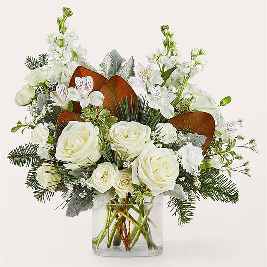 Fresh Snowfall Bouquet –  Bush Flower Shop, North Augusta SC