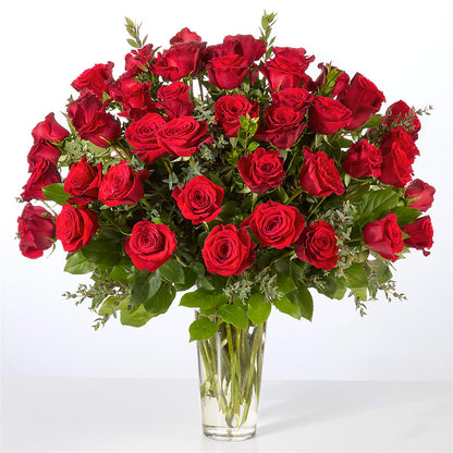 Forever Yours Fifty Stem Red Rose Bouquet –  Bush Flower Shop, North Augusta SC