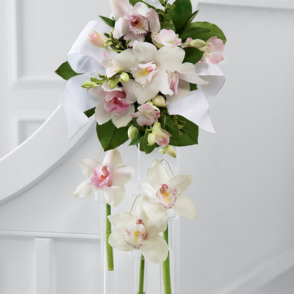 Perfect Entrance Pew Arrangement –  Bush Flower Shop, North Augusta SC