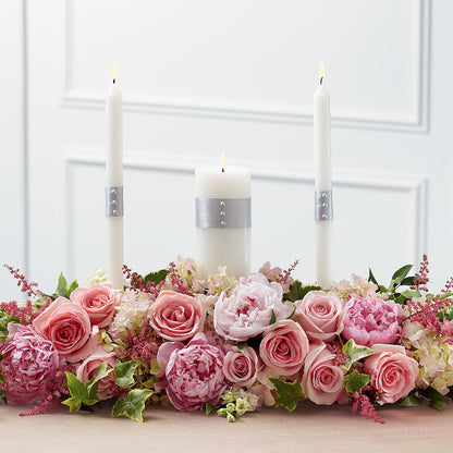 Worldwide Romance Unity Candle Arrangement –  Bush Flower Shop, North Augusta SC