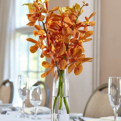 Orange Mokara Bud Vase –  Bush Flower Shop, North Augusta SC