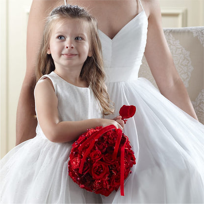 Pure at Heart Flower Girl Arrangement –  Bush Flower Shop, North Augusta SC